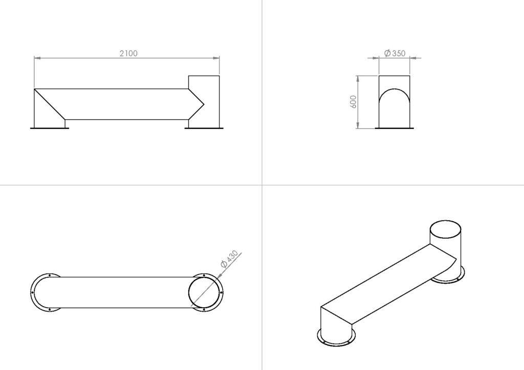 scheda prodotto Big Tube Planter