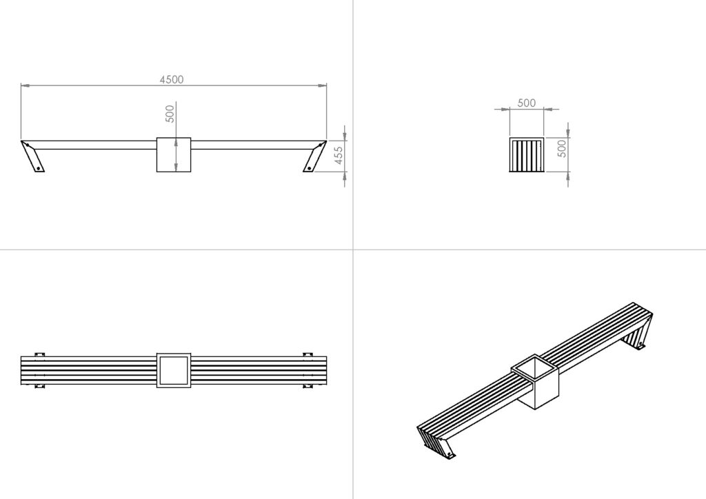 scheda prodotto Angle Double Planter