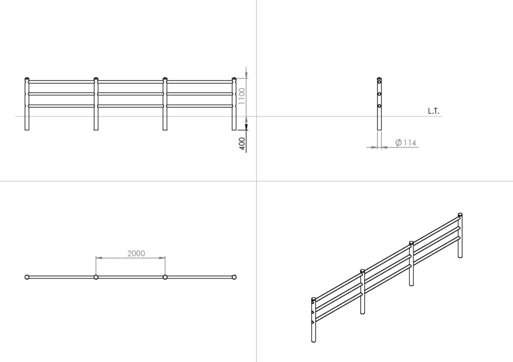 scheda prodotto Border Triple Wood